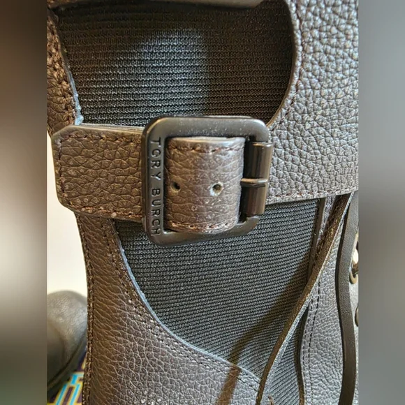 Tory Burch Irish Charcoal Boots Includes Box And Dust Bag Size 9 - Picture 7 of 7